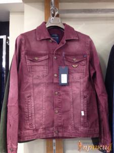 Куртка малиновая джинсовая ARMANI JEANS