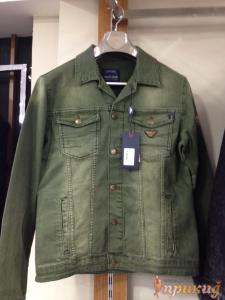 Куртка зелёная джинсовая ARMANI JEANS