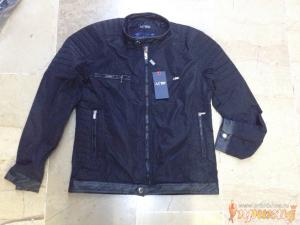 Черная куртка ARMANI JEANS с воротником стоечкой